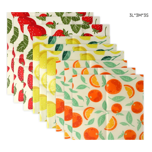 Reusable Beeswax Food Wraps | Eco-Friendly Plastic Wrap Alternative