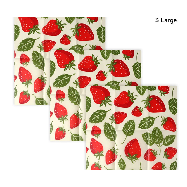 Reusable Beeswax Food Wraps | Eco-Friendly Plastic Wrap Alternative