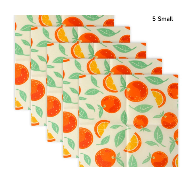 Reusable Beeswax Food Wraps | Eco-Friendly Plastic Wrap Alternative